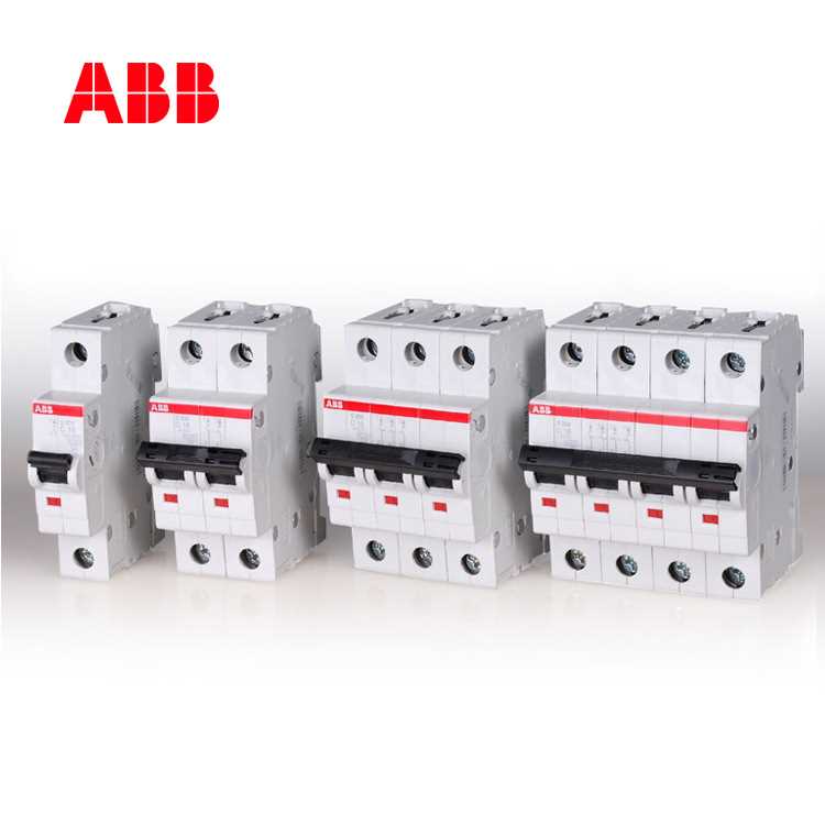 ABB微型断路器S200系列6KA空气开关1P C特性8A S201-C8