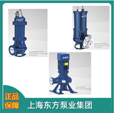 上海东方WQ污水电泵地下室提升排污泵50WQ11131  65WQ11091