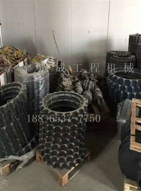 三一120挖掘机链条 SY215 205 235-8挖掘机链轨 支重轮 驱动齿