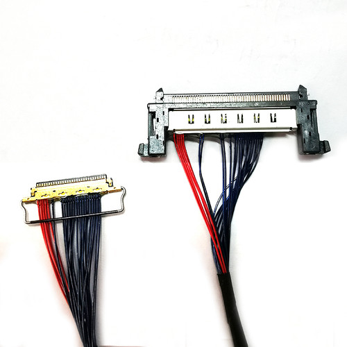 I-PEX20454-40P极细同轴线0.5MM间距30P同面反面线4K线EDP屏线8K