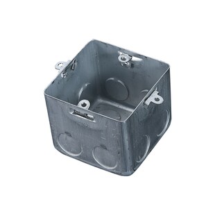 86型外耳线盒暗装底盒拉伸盒 铁线盒 镀锌接线盒75金属线盒穿筋盒