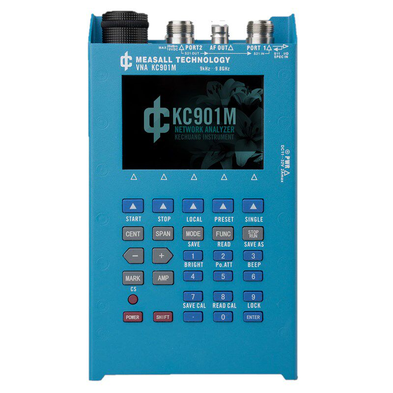 矢量网络分析仪KC901M天馈线测试器驻波表频谱场强信号源9k-9.8G