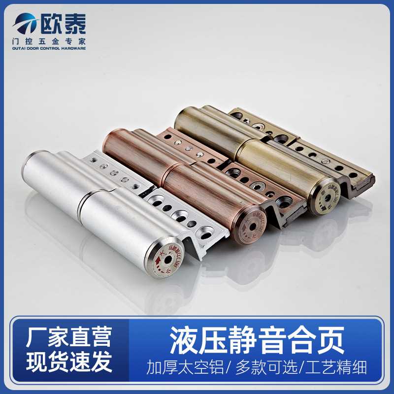 断桥铝隐形门合页自动关门闭门器液压缓冲阻尼弹簧铰链暗门静音