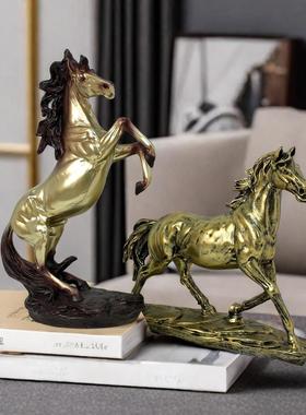 现代简约创意树脂工艺居家礼品办公室玄关酒柜橱窗福马摆件装饰品