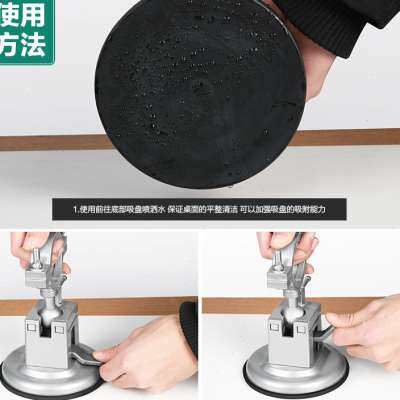 现货小型台钳电磨机固定支架电钻夹具桌虎钳平口钳钳夹向旋转工作