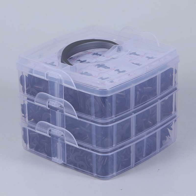 620pcs盒装卡扣 16种汽车保险杠修理包紧固件 膨胀螺丝卡子卡扣