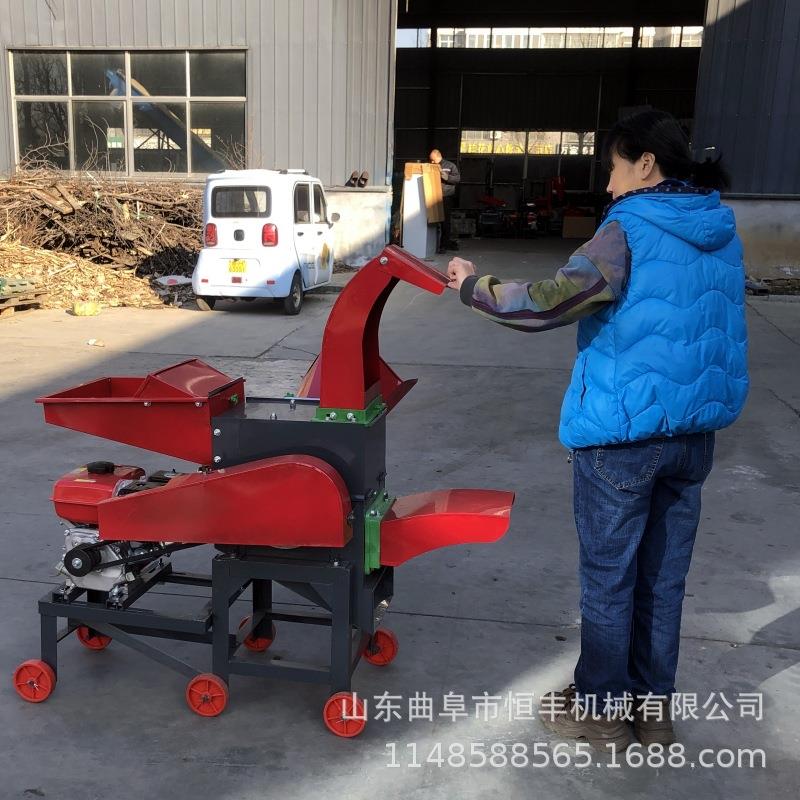 9FQ铡草揉丝一体机全自动干湿两用牛羊饲料粉碎机铡草揉丝机