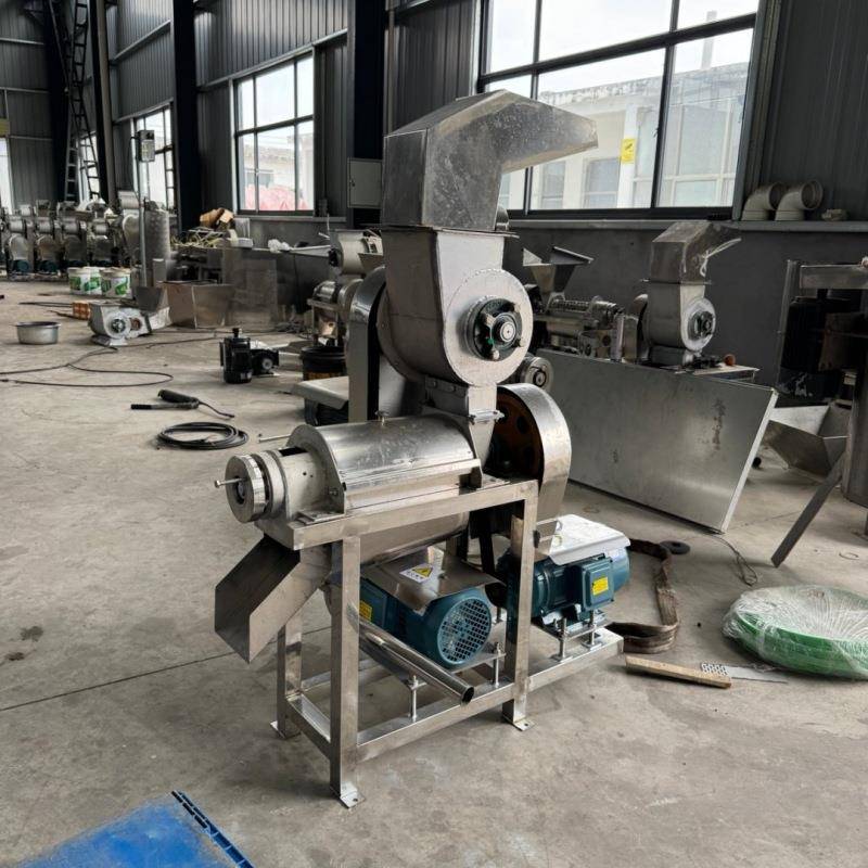 果蔬螺旋榨汁机商用榨汁机不锈钢螺旋压榨机生姜榨汁机工业榨汁机