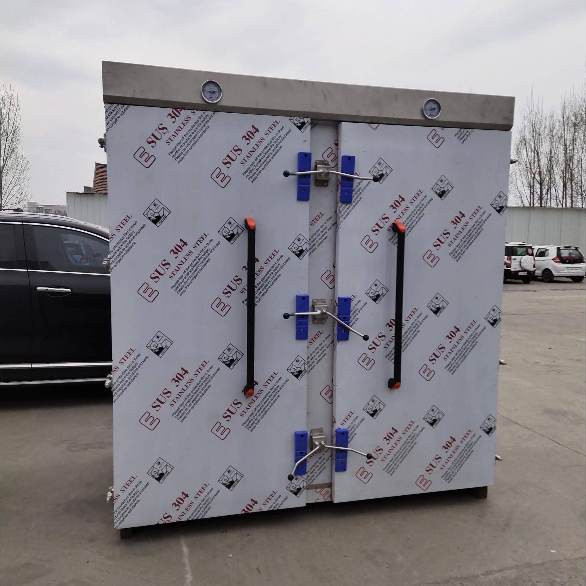 厂家双门加厚耐高温馒头蒸房72盘食品蒸箱不锈钢蒸房