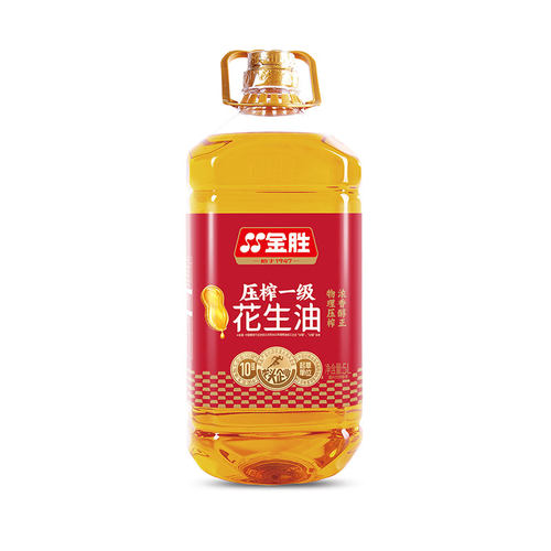 金胜压榨一级花生油5L