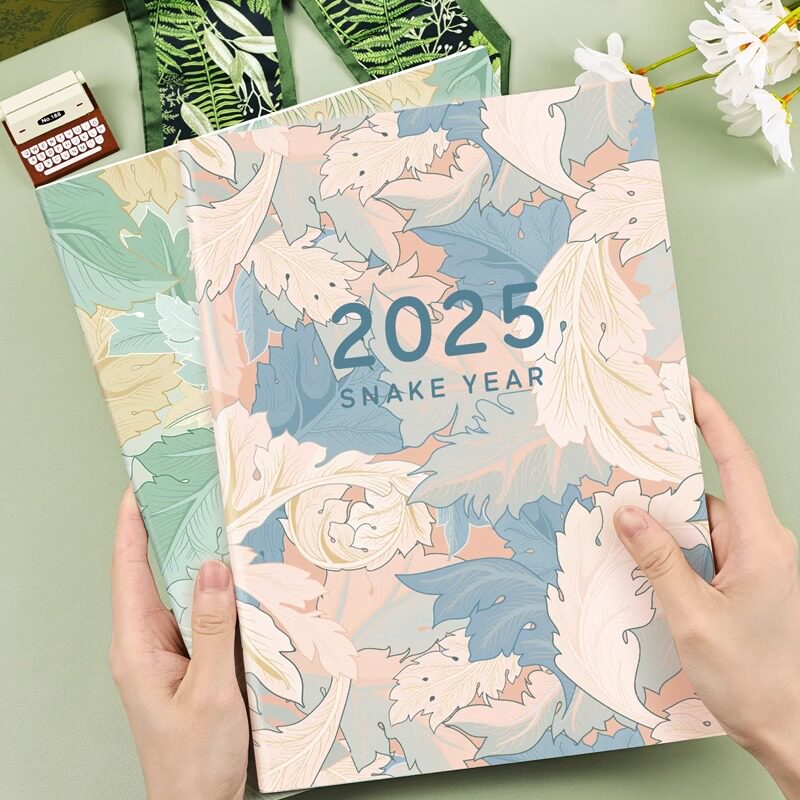 必记2025年日程本日历本每月计划本学生打卡自律本时间规划管理带