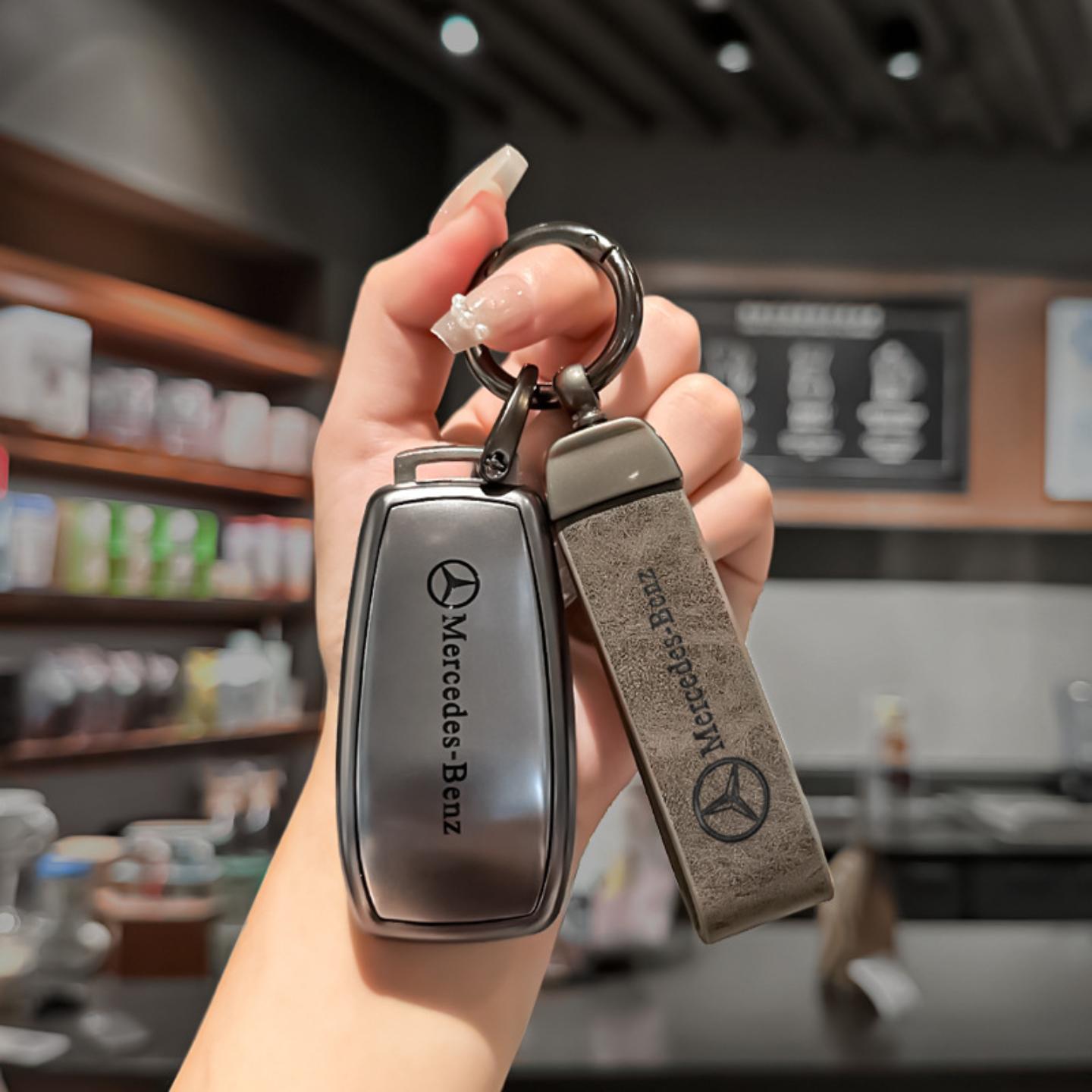 适用奔驰钥匙套//汽车包壳扣车用钥匙包