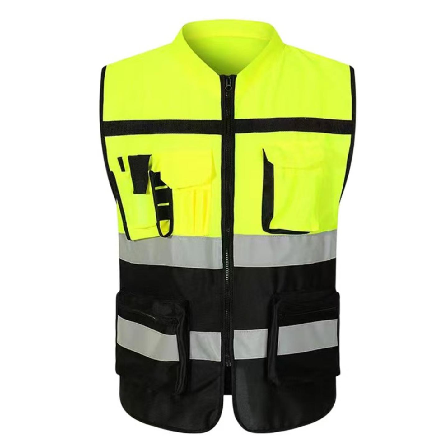 骑行服男摩托车反光马甲夹背心