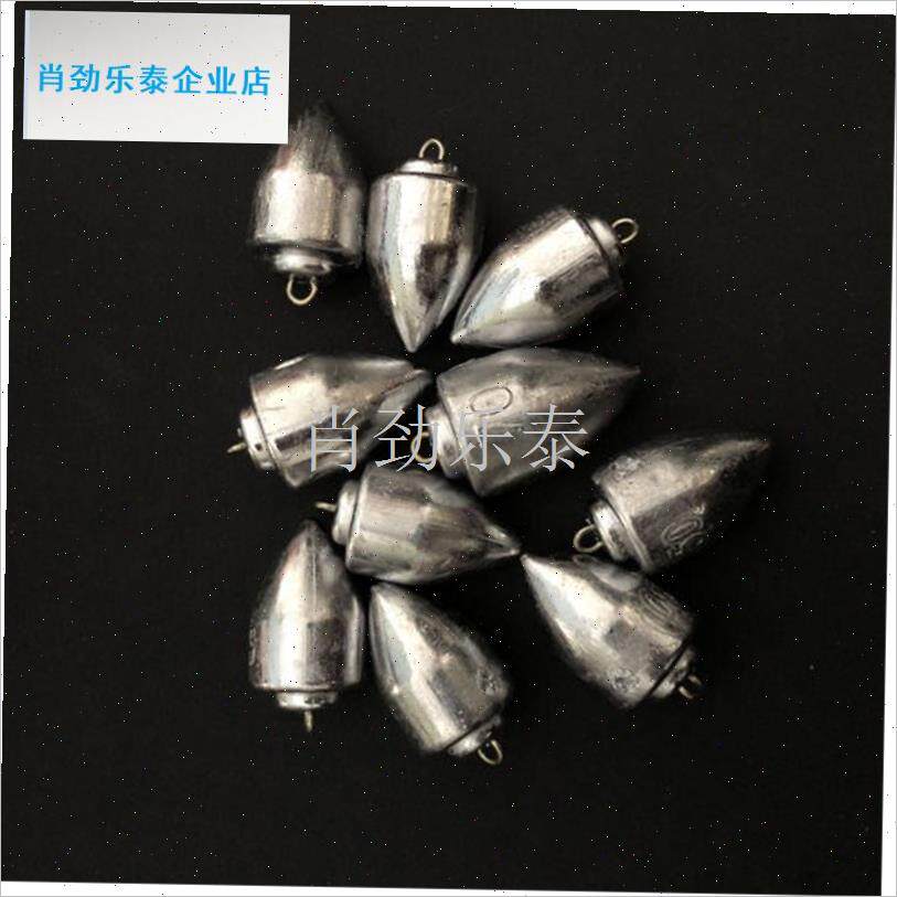 坠子甲鱼枪d坨配件防挂底垂钓用品路亚远投鸡心水滴锚鱼铅坠l