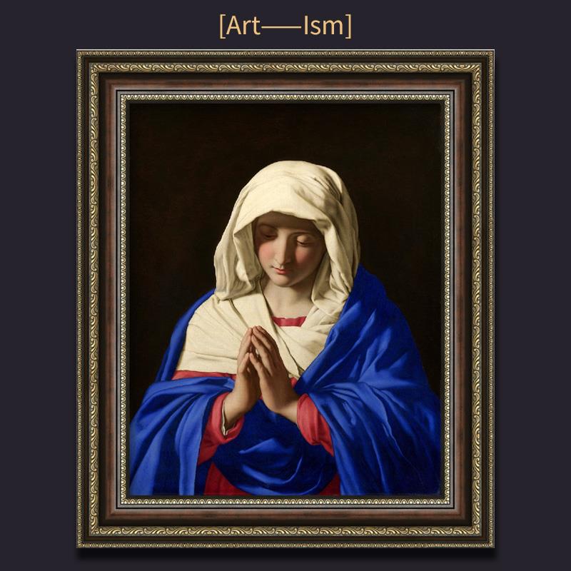 欧洲古典人物画文艺复兴挂画欧式玄关装饰画走廊壁画复古世界名画