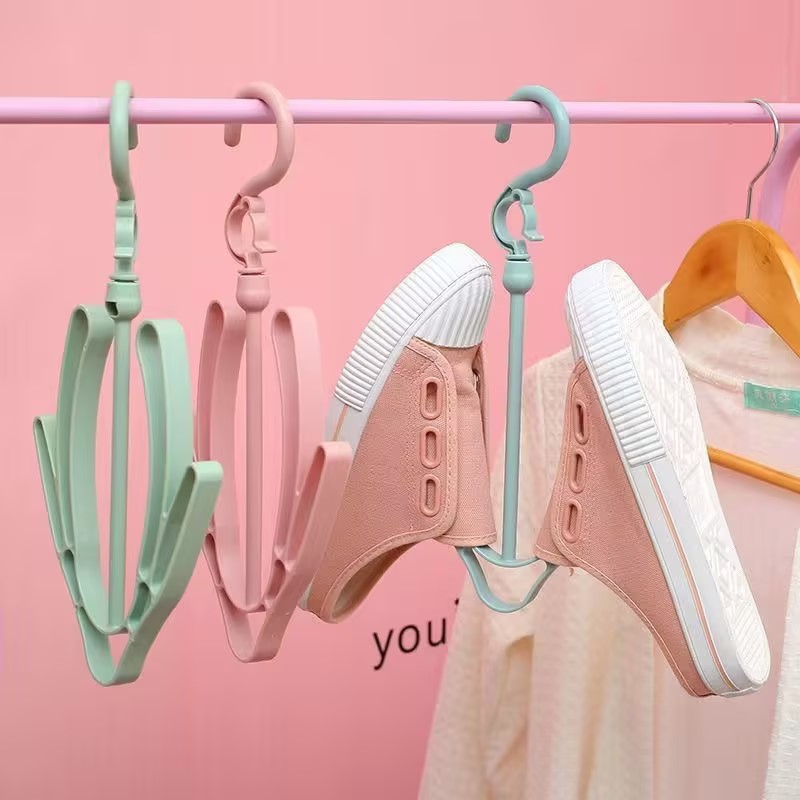 晒鞋架室外阳台晾鞋架挂钩卫生间凉鞋晾晒神器小型收纳衣架宿舍