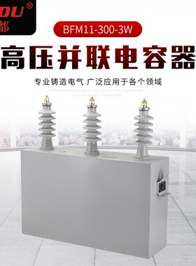 高压并联电容器BFM11-100-3W高压三相柱上就地补偿电力户外电容器
