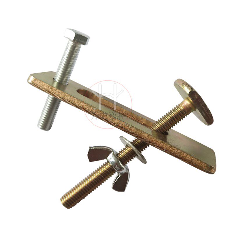 雕刻机台面压板夹具 长81mm/100mm压板 型材夹板 8MMT型螺杆