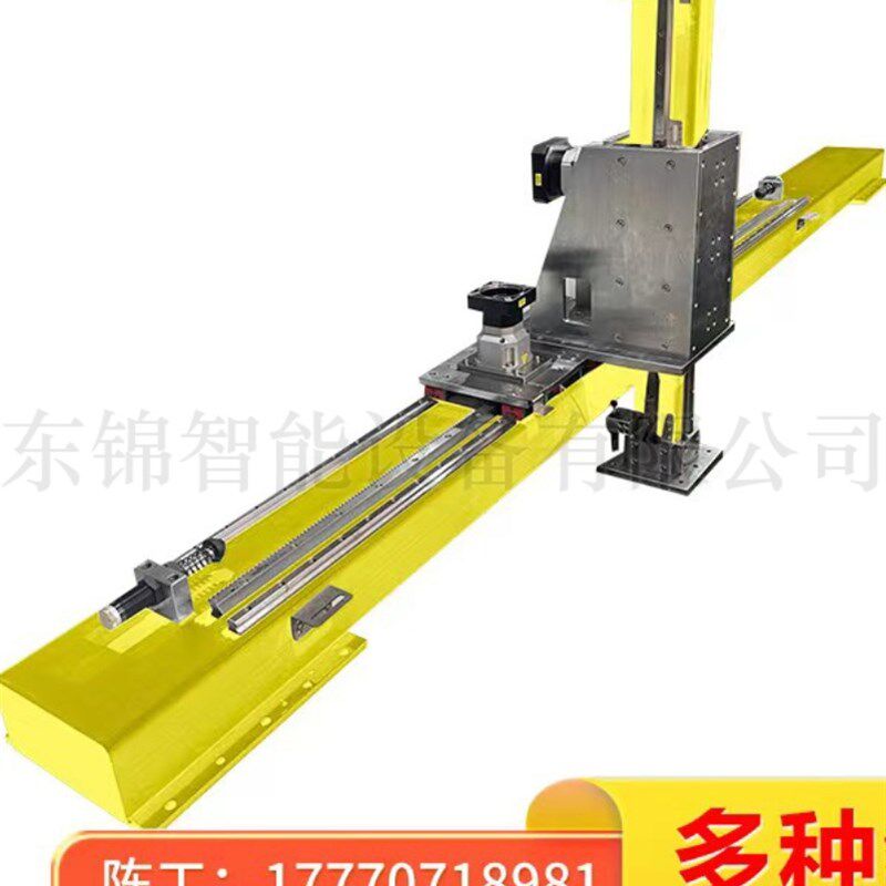 重型地轨三轴龙门XYZ齿轮齿条桁架机械手上下料码垛直线滑台模组