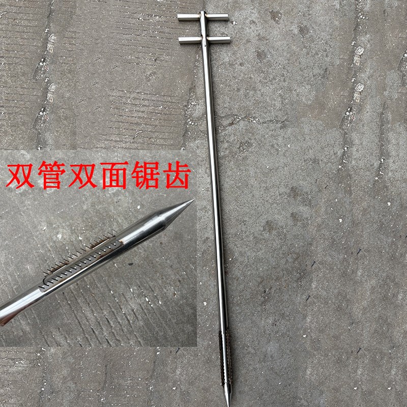 不锈钢取样器苞米玉米棒狼牙锯齿探子K粮食玉米篓子单双管扦样