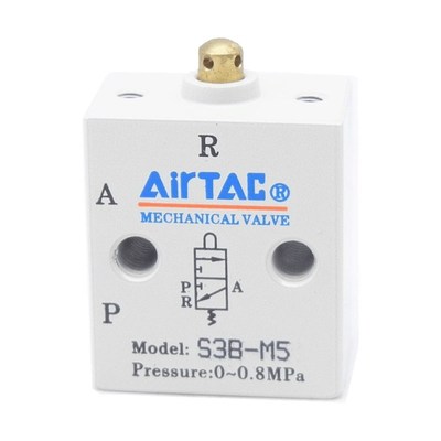 现货原装亚德客基本型机械阀S3B-M5/05 S3B-06 S3B-08 S3B-05