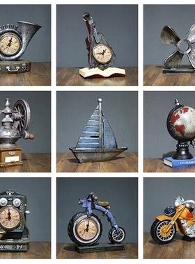 欧式创意复古怀旧电话机放映机缝纫机橱窗陈列装饰品模型道具摆件