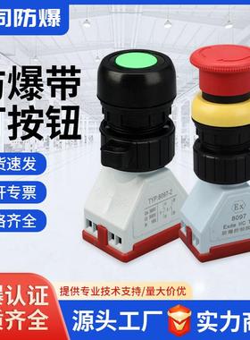 厂家直销/防爆控制按钮/防腐水消防BA8030旋钮/自复位急停指示灯