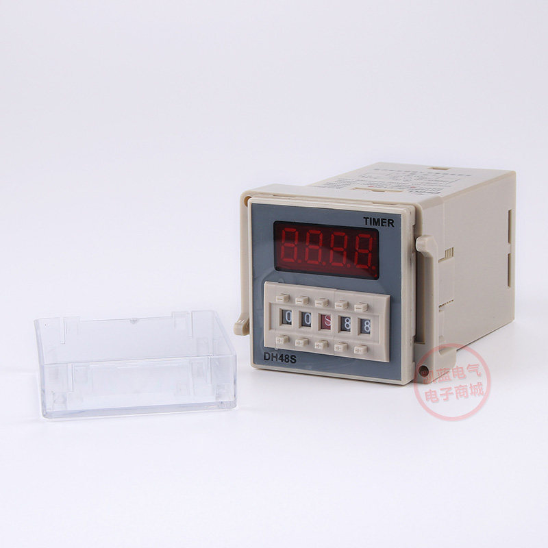 数显时间继电器DH48S-2Z两组延时触点380V220V 24V质保三年送底座