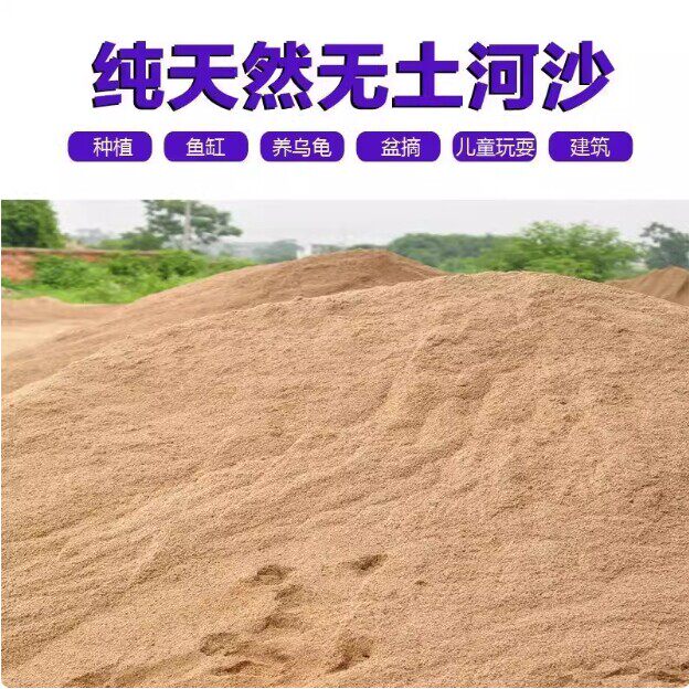 天然河沙河砂沙子养花用