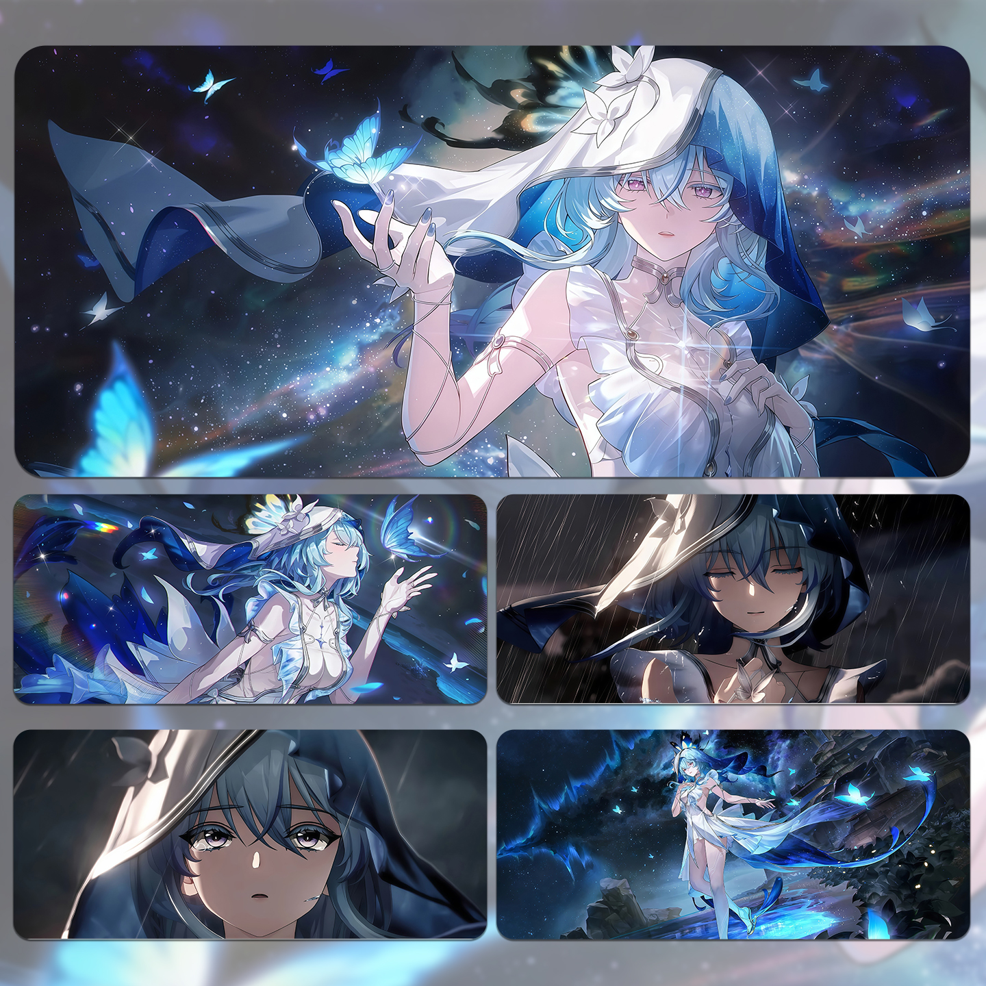 鸣潮守岸人游戏滑鼠垫超大号卡通女生男生宿舍电脑桌办公桌滑鼠垫