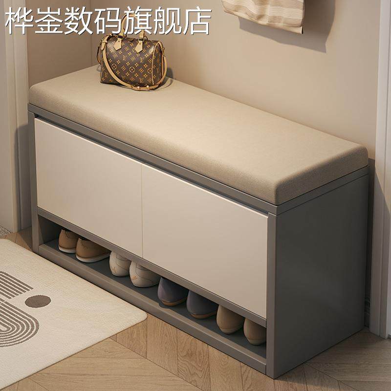 桦崟换鞋凳家用入户门口可坐鞋柜坐凳一体鞋架轻奢高级感进门穿鞋凳床笠拉车,3C数码配件,直播专用支架,淘宝优惠券,粉丝福利购,淘宝优惠卷