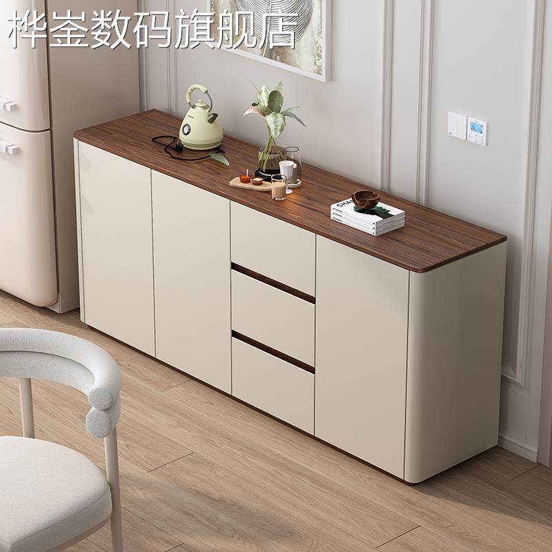 麦比梵餐边柜现代简约轻奢客厅靠墙厨房储物柜碗柜家用茶水柜收纳置物