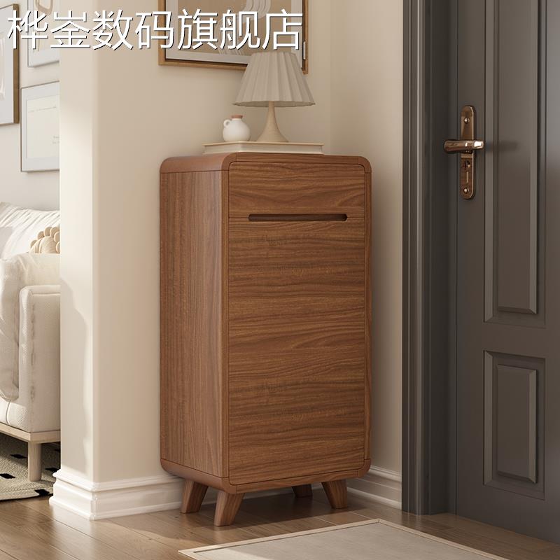 桦崟进门鞋柜入户玄关柜家用门口室内中古小户型50cm新中式储物收纳柜