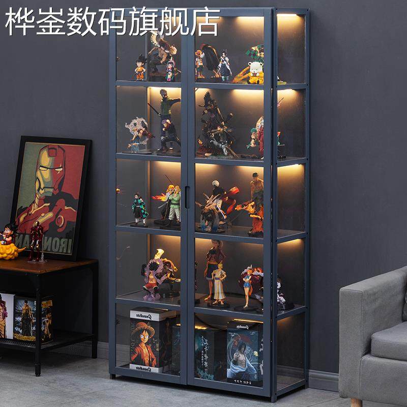 麦比梵模型展示柜压克力展示架烟柜化妆品玻璃柜台产品摆件陈列柜子家用床笠拉车