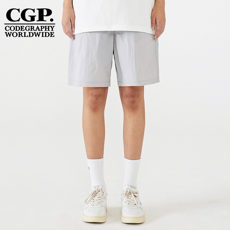 CODEGRAPHY韩国CGP男女同款夏季百搭休闲裤短裤CBBU3PS040