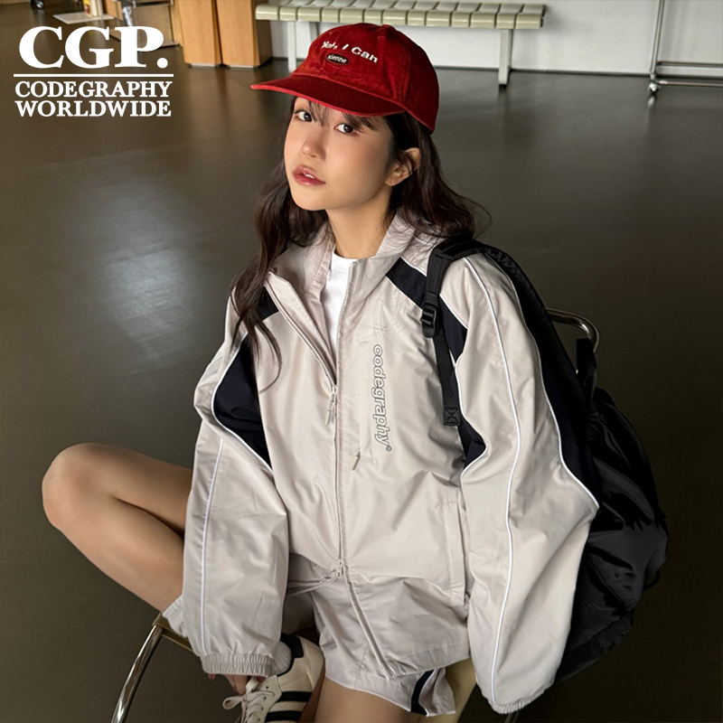 【李永钦同款】 CODEGRAPHY男女同款夹克CGP短款春季休闲韩系外套