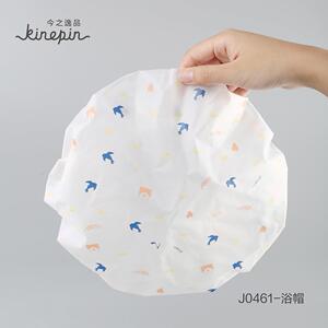 今之逸品浴帽印花防水成人款淋浴洗澡搓澡帽儿童沐浴帽