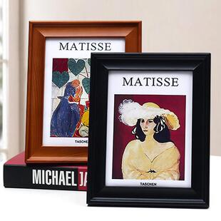 欧式实木相框摆台6寸 10寸 a4复古相框挂墙照片装裱木质画框