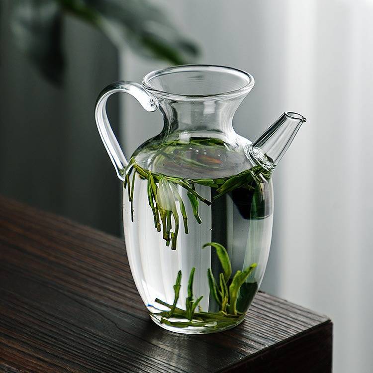 高硼硅玻璃中式仿宋壶可电陶炉加热煮茶壶泡茶壶宋执壶耐热茶壶