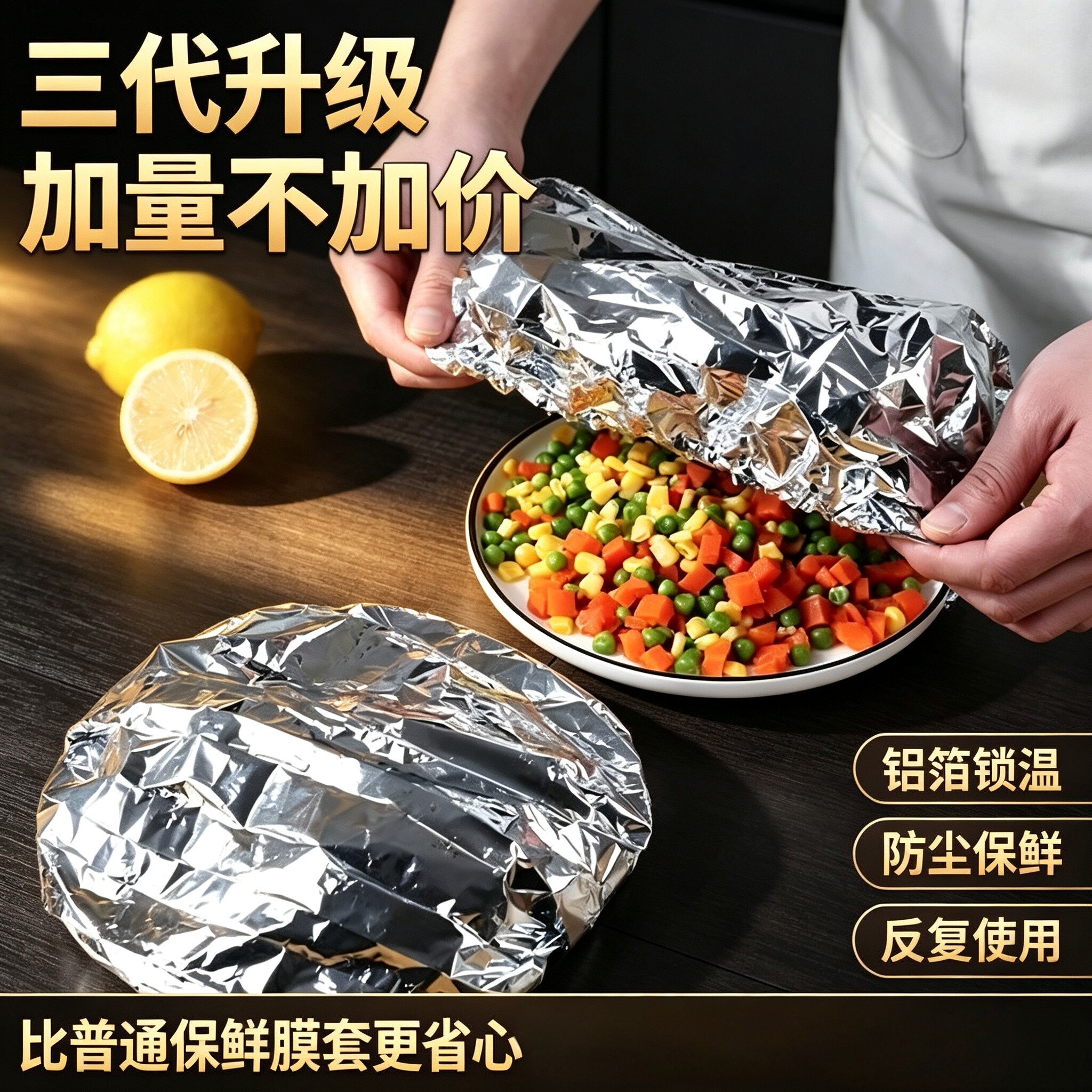 铝箔餐桌罩保温保鲜一次性