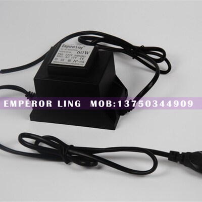 EMPERORLING防水变压器220V转12V24V10W20W30W40W60W水下灯电源