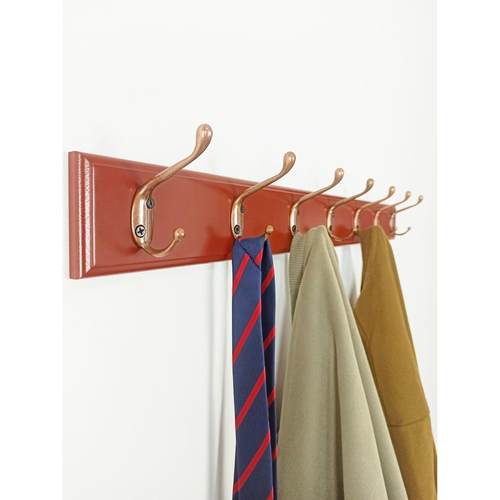 OF9D竹木挂衣架壁挂墙上衣帽玄关衣服挂钩进门挂衣钩卧室入户墙壁