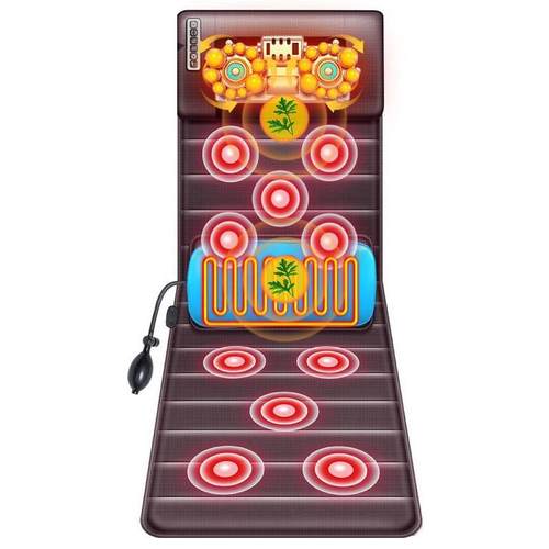 【直营】多功能按摩靠垫电动床垫全身震动按摩器家用毯垫406