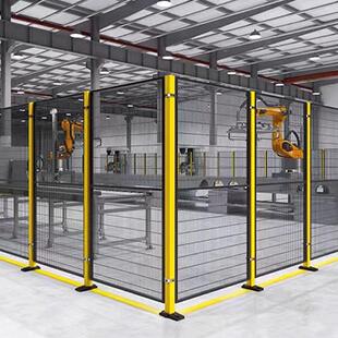 车间隔离网围栏工厂隔离网密网仓库隔断护栏密孔机器人围栏网