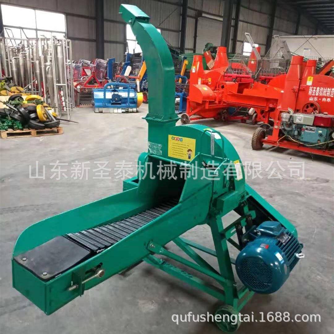 家用养牛铡草机三相秸秆铡草机