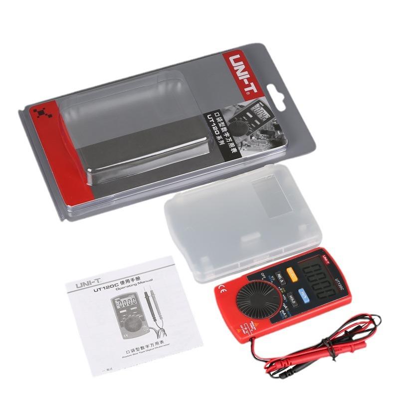 UT120A/B/C小型数字万用表便携袖珍自动量程电流表口袋型