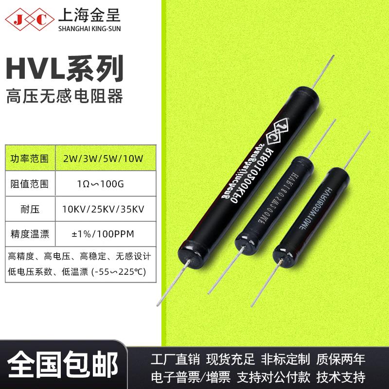 RI80黑色无感高压绝缘耐压检测校准标定电阻2W5W10W1M10M100M1G1%