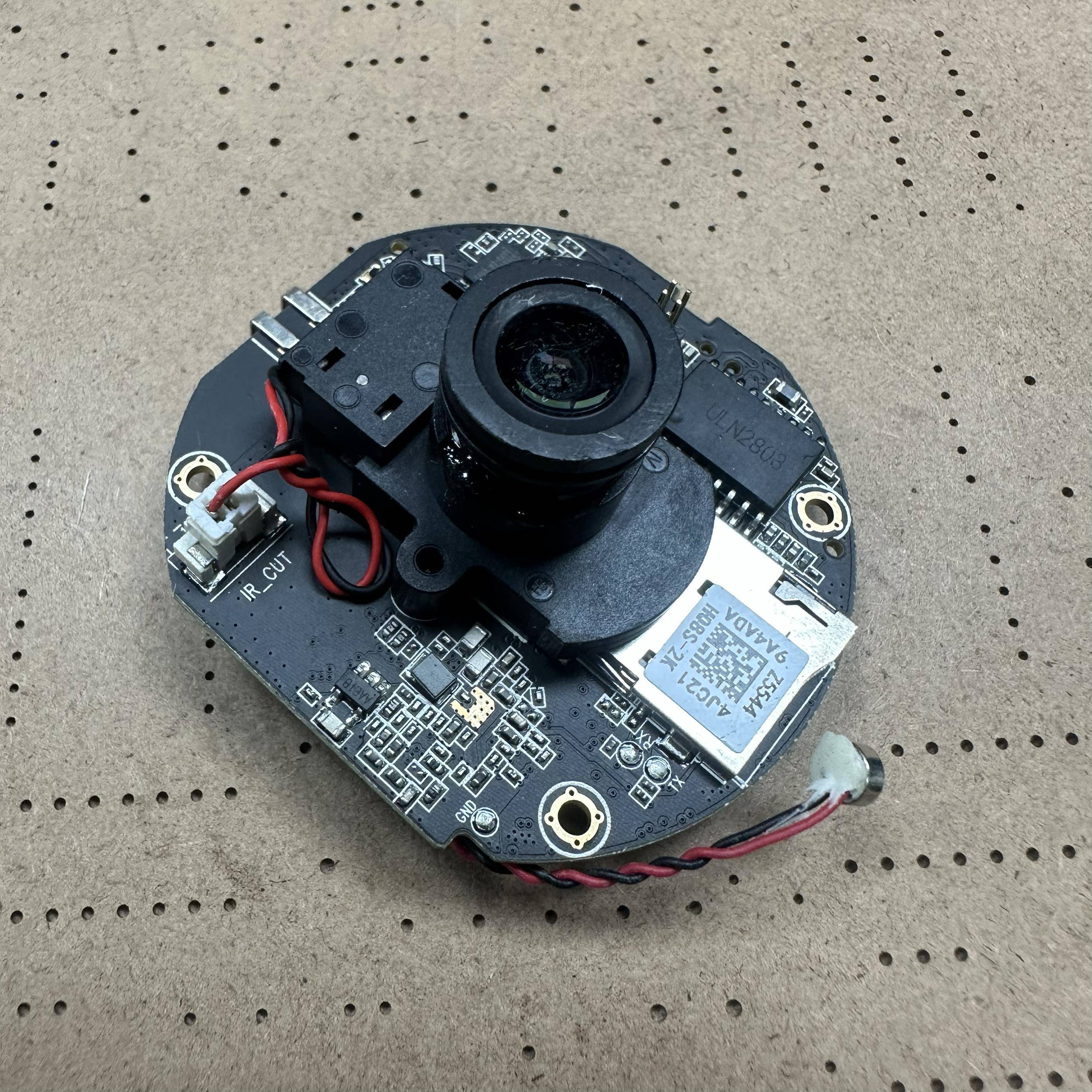 拆机摄像头模块 hi3518主控 镜头有划伤