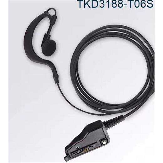 适用於建伍TK2180/TK385/TK3180耳麦线TK3140/TKD-3188对讲机耳机