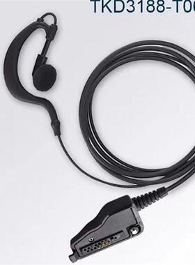 适用於建伍TK2180/TK385/TK3180耳麦线TK3140/TKD-3188对讲机耳机